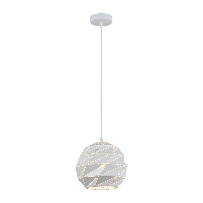 Buy Pendant Lights Australia Interior Small Dome Carved 1 Light Pendant White - ORIGAMI1