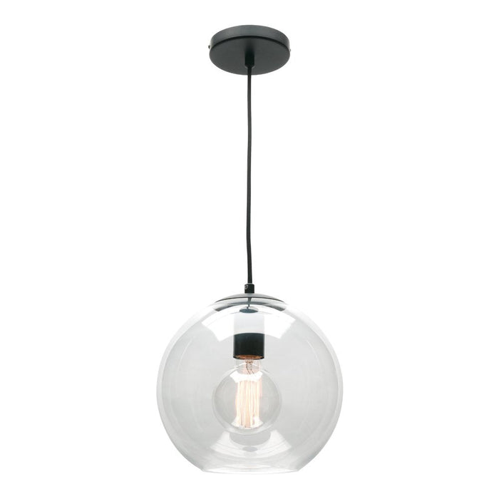 Buy Pendant Lights Australia Orpheus Pendant Light W250mm Black Metal - ORPH1PSBLK