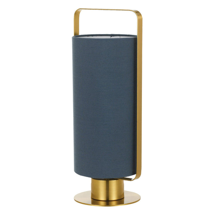 Buy Table Lamps Australia Orwel 1 Light Table Lamp Blue, Antique Gold ORWEL TL-BLAG