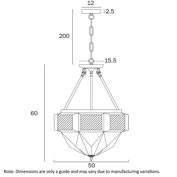 Buy Pendant Lights Australia OVERTON Pendant Light Brass / Frost Solid Brass - OVERTON PE-BRS