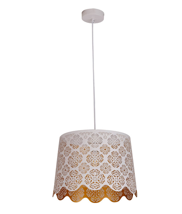 Penshade Flower Pattern Pendant Light Iron White - PENSHADE2