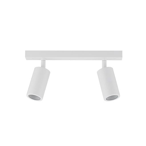 Buy Outdoor Ceiling Spotlights Australia GU10 Exterior Adjustable Head 2 Light Spotlight White IP44 - PG2BARWH