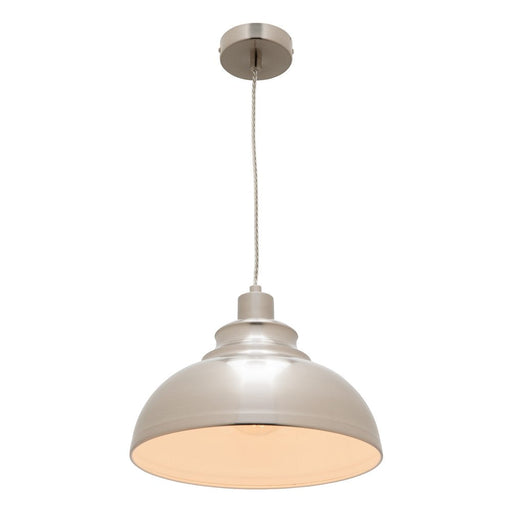 Buy Pendant Lights Australia Risto 1 Light Pendant Light Satin Chrome - RIST1PSC