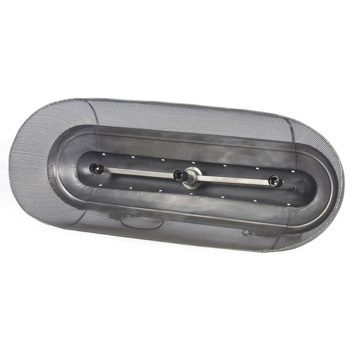 Buy Pendant Lights Australia Riva 3 Light Perforated Iron Elongated Long Pendant Zinc - ZAF10326