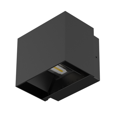 Buy Up / Down Wall Lights Australia CUBE II S9320 Surface Mounted Exterior LED Wall Light Black 10W 3000K IP65 - S9320WW/BK