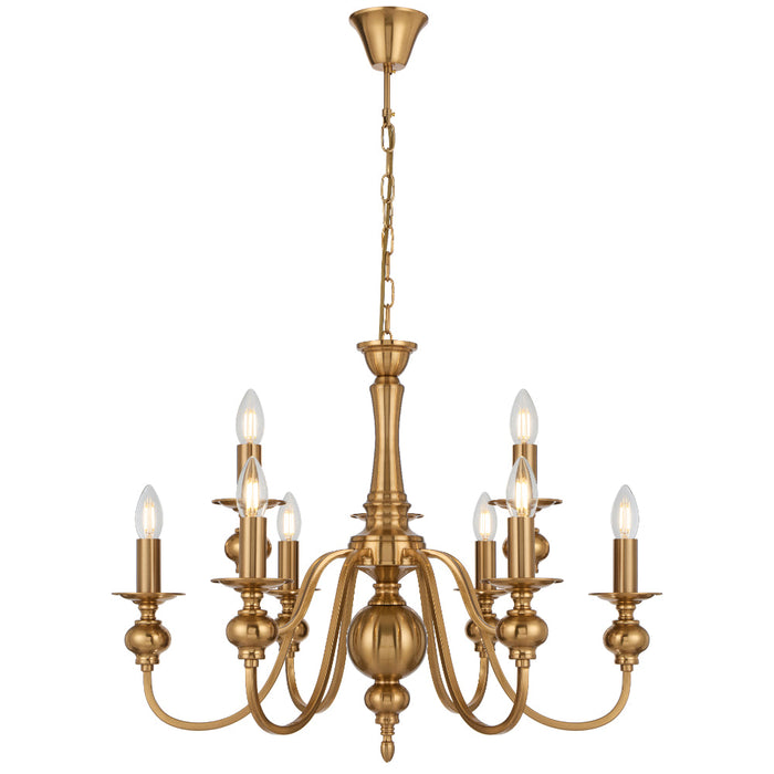 Siedel Iron 8 Light Pendant Copper - SIEDEL PE08-CP