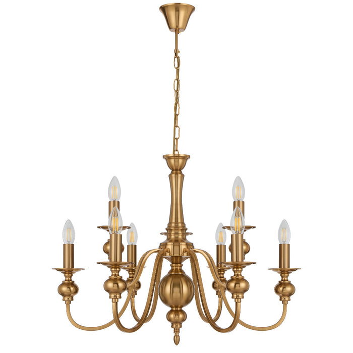 Siedel Iron 9 Light Pendant Copper - SIEDEL PE09-CP