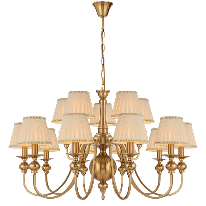 Siedel 15 Light Pendant W/Shade Copper - SIEDEL PE15SH-CP