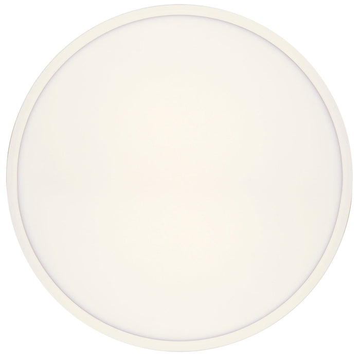 Sky Large LED Round Oyster 42W TRI Colour White & Opal - SKY OY60.3C3D-WH