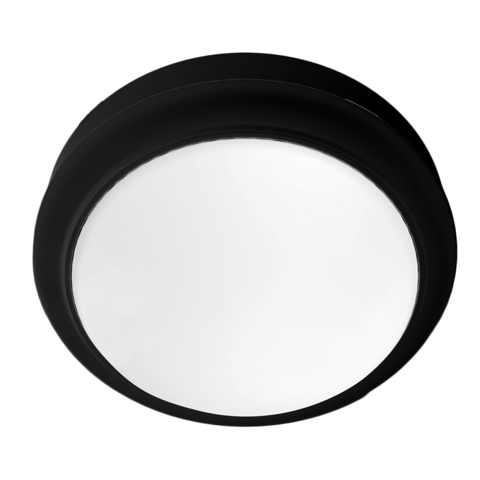 Buy LED Bunker Lights Australia Round LED Bunker Light Black Polycarbonate 3CCT - SL7272TC/BK