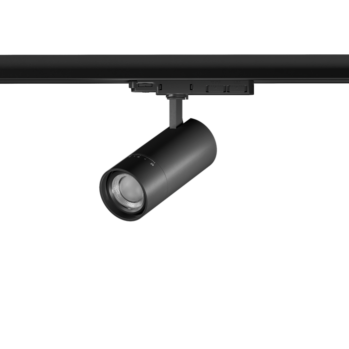 Buy Three Circuit Track Heads Australia LED Multi Three Circuit Track Head W72mm Black Aluminium 3CCT - STR4886MP30TC/BK