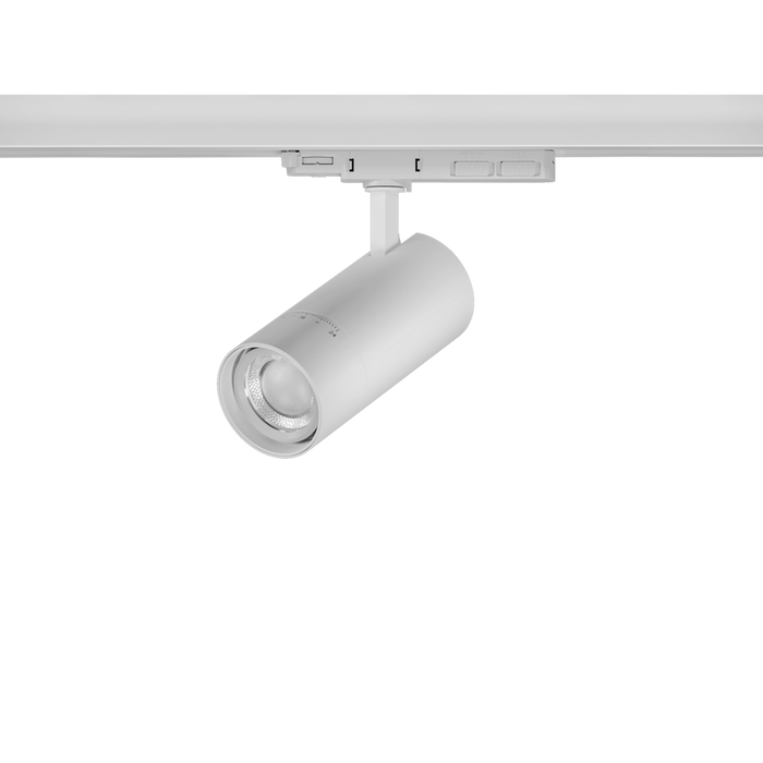 Buy Three Circuit Track Heads Australia LED Multi Three Circuit Track Head W72mm White Aluminium 3CCT - STR4886MP30TC/WH