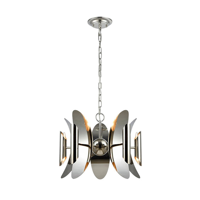 Buy Pendant Lights Australia STRATO Polished Nickel Hardware With Stainless Steel 10 Light Pendant - STRATO1