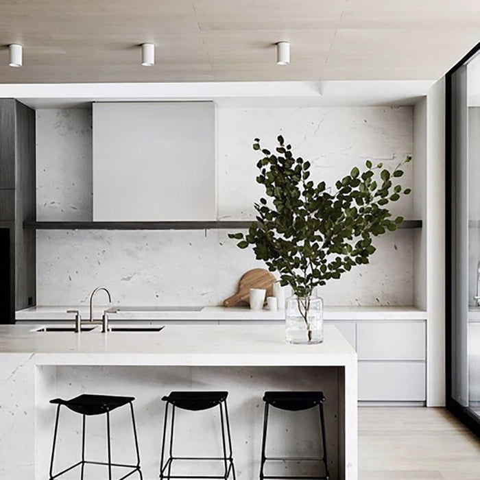 Buy Surface Mounted Downlights Australia SURFACE GU10 Round Surface Mounted Fixed Downlight White - SURFACE17A