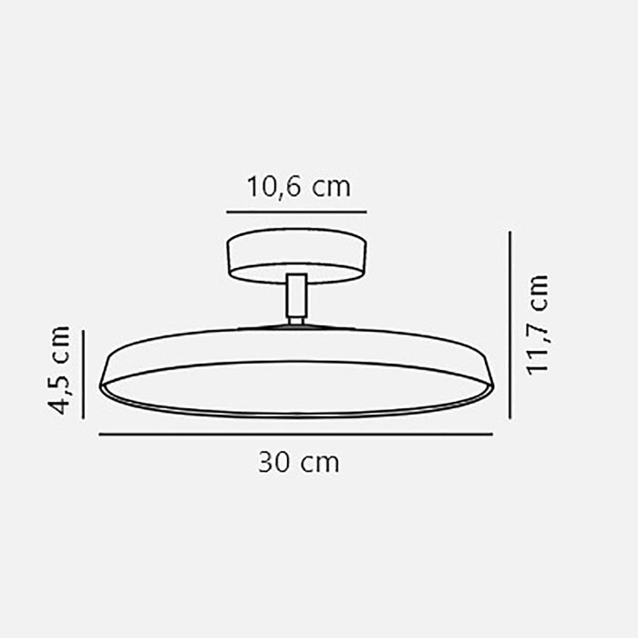 Buy Flush Mount Lights Australia Kaito Adjustable Flush Mount Light W300mm Black Metal 3000K - 2220516003