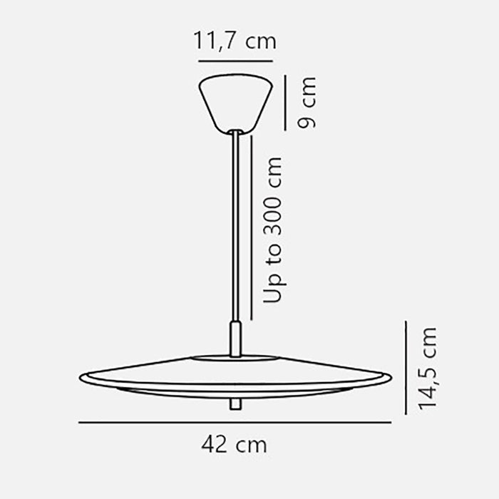 Buy Pendant Lights Australia Blanche Pendant Light W420mm Brass Metal 3000K - 2120773035