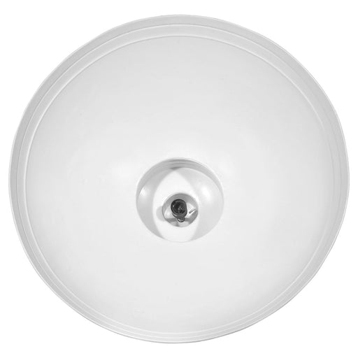 Buy Pendant Lights Australia Sheldon 1 Light Large Iron Shallow Dome Pendant White - ZAF10416