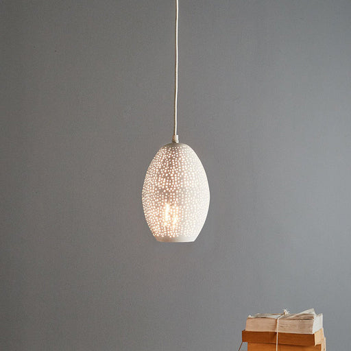 Buy Pendant Lights Australia Stella 1 Light Pendant White - ZAF11095WH