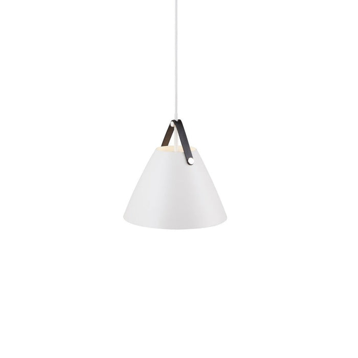 Buy Pendant Lights Australia Strap Pendant Light W270mm White Metal - 84333001