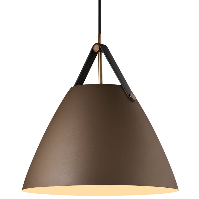 Buy Pendant Lights Australia Strap Pendant Light W360mm Beige Metal - 84343009
