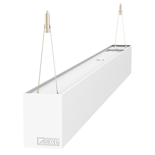 Buy LED Linear Lights Australia Titan LED Linear Light 80W White Aluminium TRI Colour - S9776/80TC