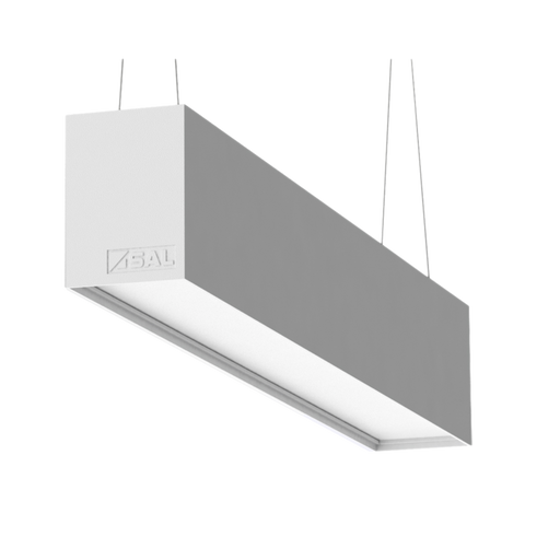Buy LED Linear Lights Australia Titan LED Linear Light 40W White Aluminium TRI Colour - S9776/40TC