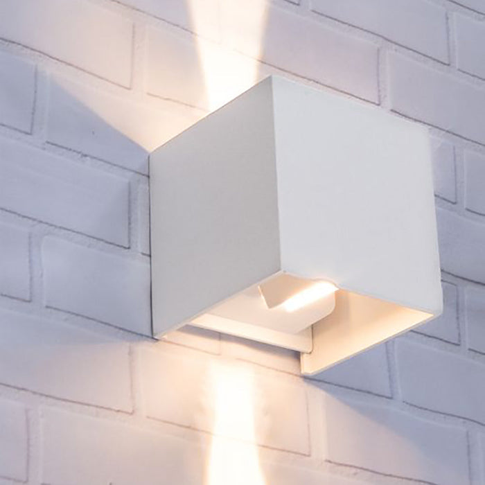 Buy Up / Down Wall Lights Australia TOCA Exterior LED Adjustable Beam Angle Wall Light White 6.8W 3000K IP54 - TOCA2