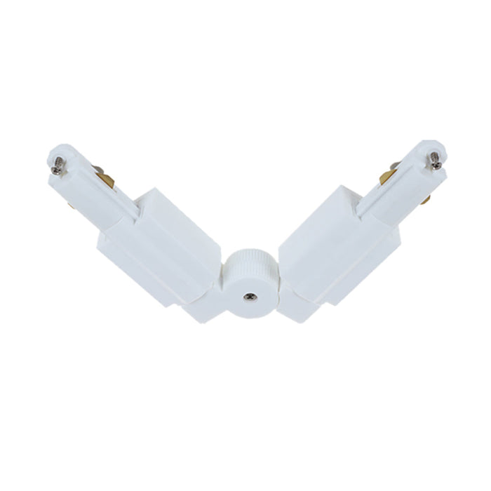 Buy Single Circuit Tracks & Accessories Australia Single Circuit Tracks & Accessorie L213mm Right 3 Wire White Aluminium - TRK1WHCON6R