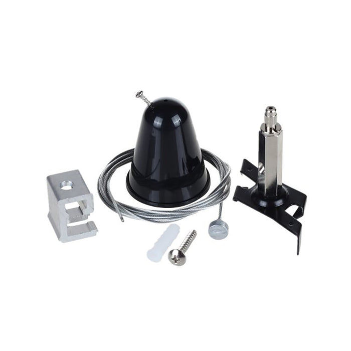 Buy Three Circuit Tracks & Accessories Australia Track 3 Circuit 4 Wire Suspension Mount Ezclick Kit Black - TRK3BLSUSKIT2