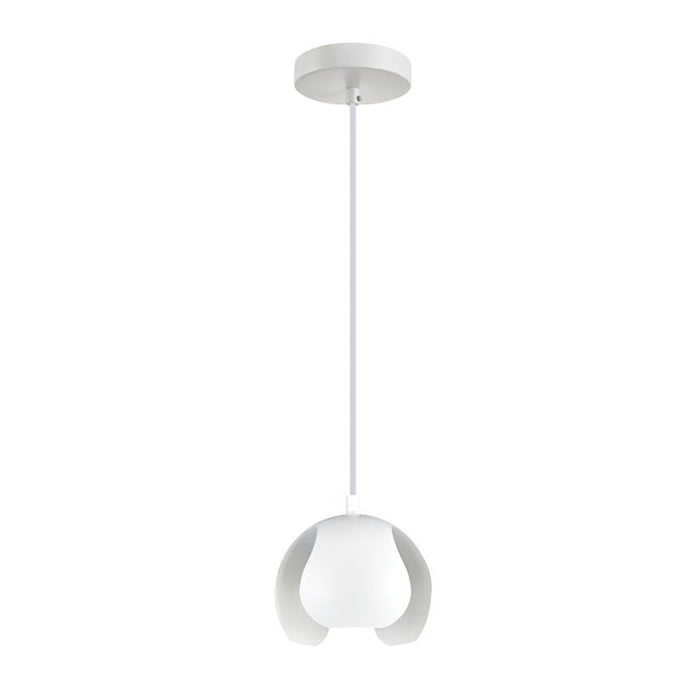 Buy Mini Pendants Australia Interior Iron Dome Shape 1 Light Pendant Matt White - VAINA2