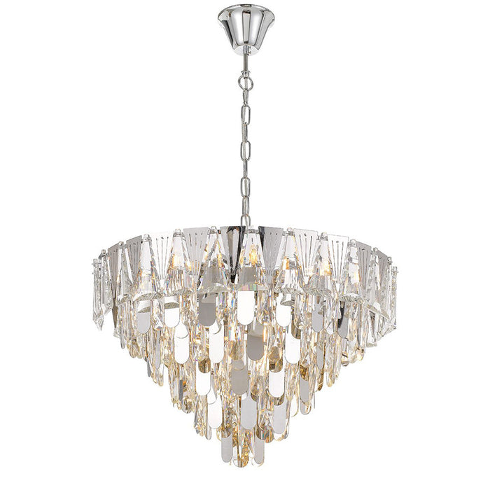 Buy Pendant Lights Australia Valerie 10 Light Pendant Chrome - VALERIE PE60-CH