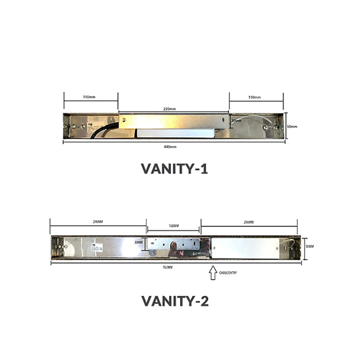 Buy Bathroom Vanity Lights Australia VANITY LED Interior Wall Light 19.2W 4000K IP44 - VANITY-2
