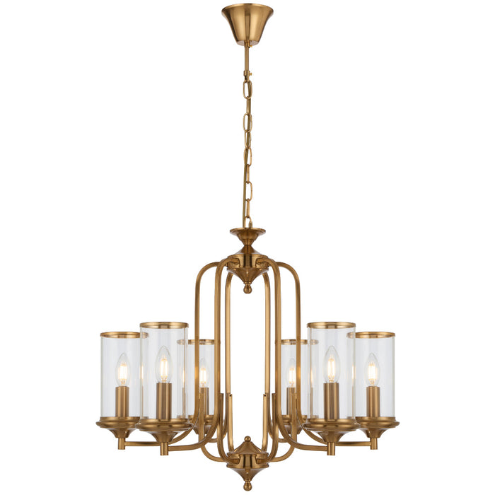 Velden 6 Light Pendant Copper - VELDEN PE06-CP