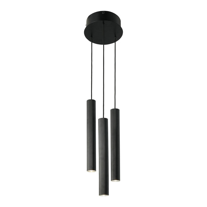 Vico 3 Light Pendant Black - 2412123003