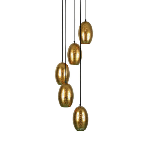 Buy Cluster Pendants Australia Constellation Perforated 5 Balloon Pendant Cluster Brass - ZAF11205