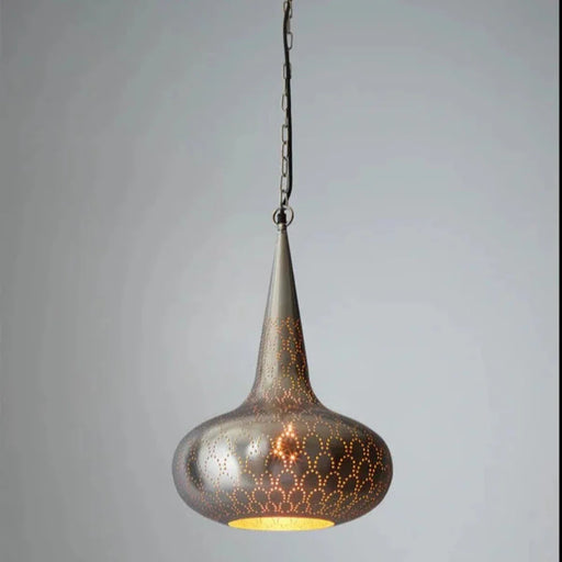 Buy Pendant Lights Australia Cobra Pendant Light Nickel Metal - ZAF11245