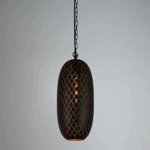 Buy Pendant Lights Australia Anaconda Pendant Light Black Metal - ZAF11249