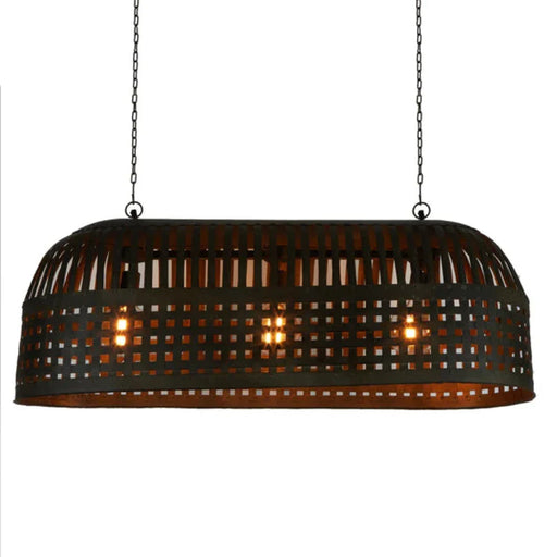 Buy Pendant Lights Australia Esch Pendant 3 Lights Antique Black Metal - ZAF12090