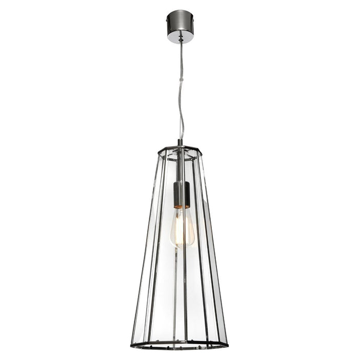Buy Pendant Lights Australia Zara 1 Light Pendant Light Chrome - ZARA1PCH