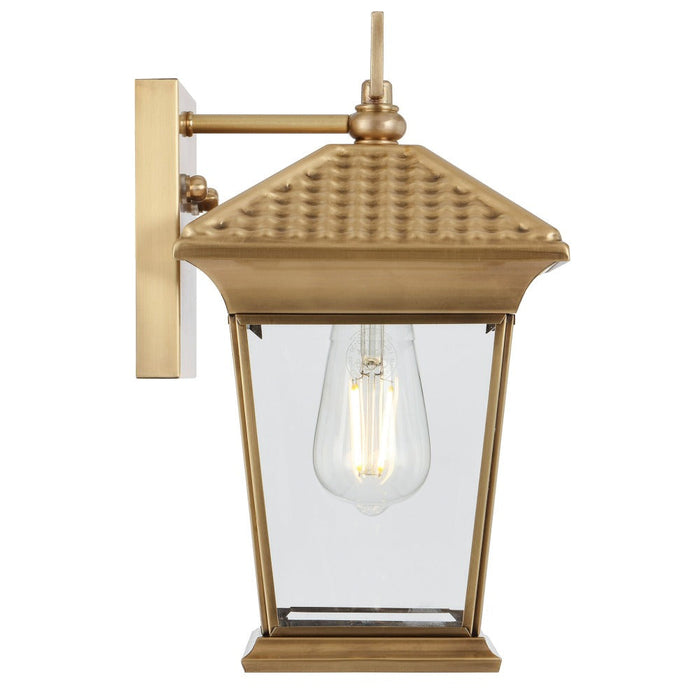 Buy Exterior Wall Lights Australia ZELDIN 32 Exterior Wall Bracket Solid Brass - ZELDIN EX32-BRS