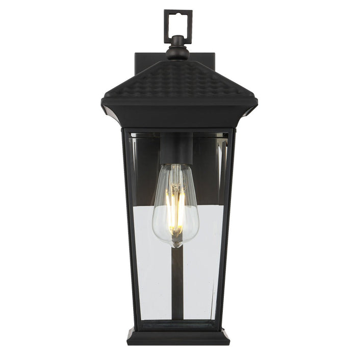 Buy Exterior Wall Lights Australia ZELDIN 40 Exterior Wall Bracket Black Solid Brass - ZELDIN EX40-BK