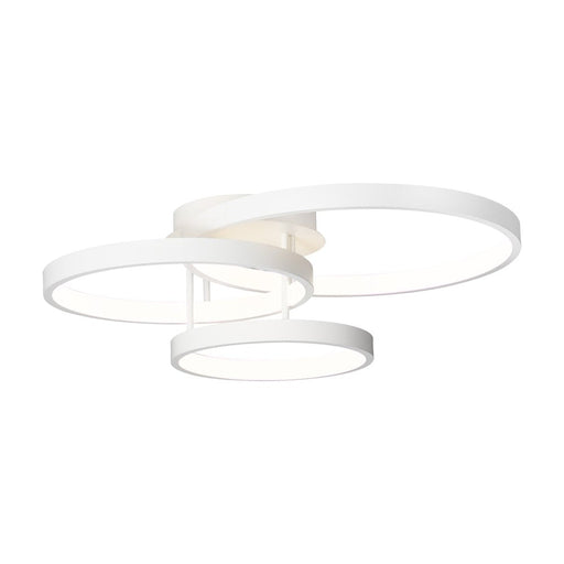 Buy Semi-Flush Mount Lights Australia Zola 3 Light Semi Flush Mount Light White - ZOLA3WHT