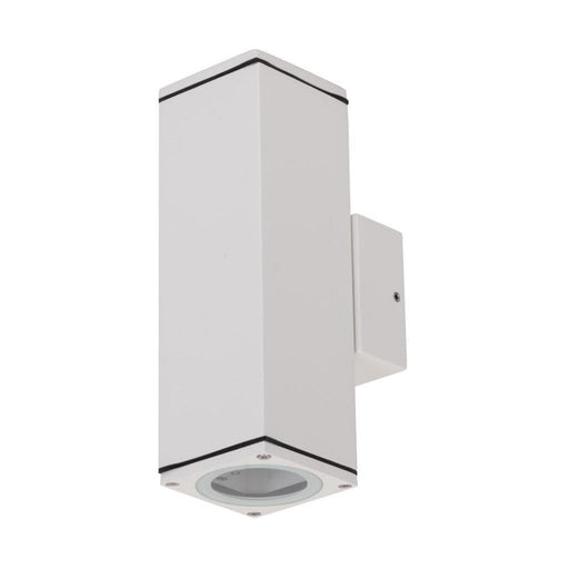 Buy Up / Down Wall Lights Australia Alpha Up & Down Wall 2 Lights 12W White Aluminium 3CCT - 19132