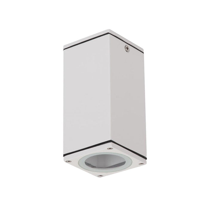 Buy Surface Mounted Downlights Australia Alpha Surface Mounted Downlight H135mm White Aluminium 3000K - 19812