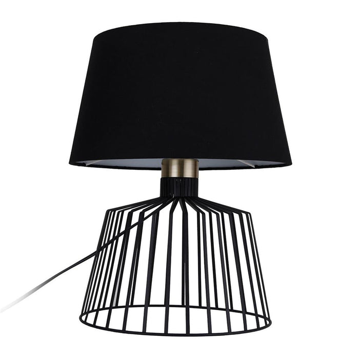 Buy Table Lamps Australia Ashley Table Lamp W300mm Black Metal - 22514
