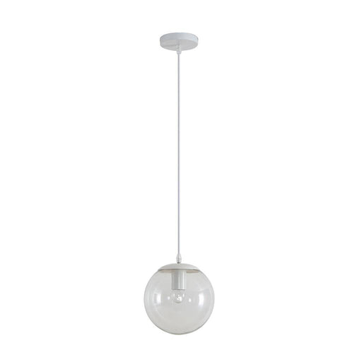 Buy Pendant Lights Australia Bubble Pendant Light W200mm White Clear Glass - 31451