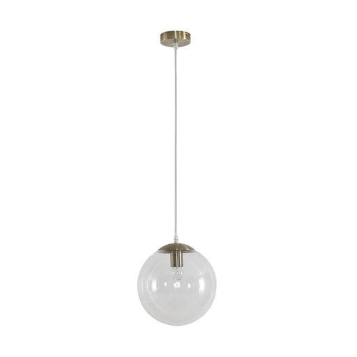 Buy Pendant Lights Australia Bubble Pendant Light W250mm Antique Brass Clear Glass - 31470