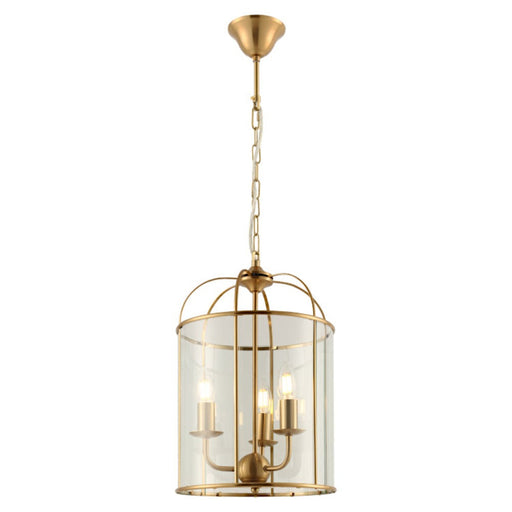 Buy Ceiling Lanterns Australia CLOVELLY Ceiling Lantern 3 Lights Gold - CLOV3PGLD