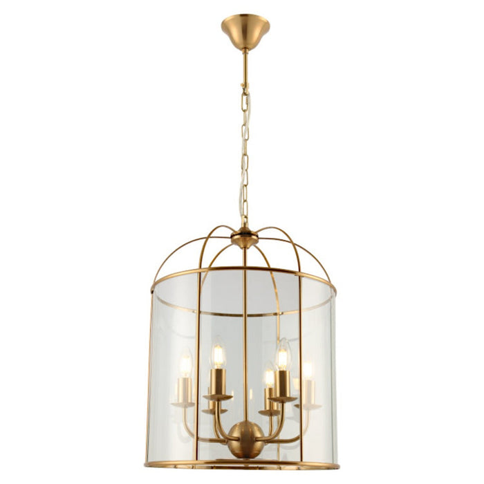 Buy Ceiling Lanterns Australia CLOVELLY Ceiling Lantern 6 Lights Gold - CLOV6PGLD