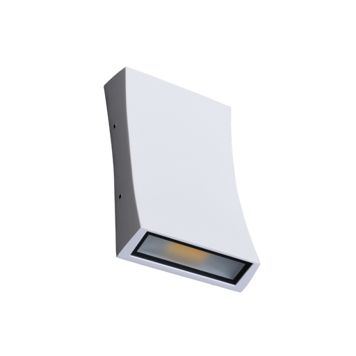 Buy Up / Down Wall Lights Australia Dent Up & Down Wall 2 Lights White Aluminium 3CCT - 19012